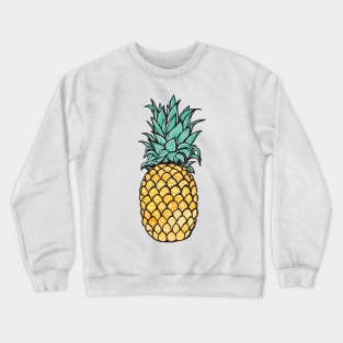 Yellow Mandala Pineapple Crewneck Sweatshirt